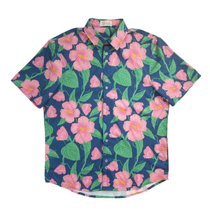 TABS Men's Short Sleeve Performance Shirt - Hibiscus
