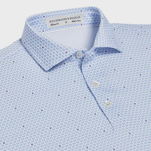Holderness & Bourne - The Elgin Shirt: Skye/Aberdeen Blue/White