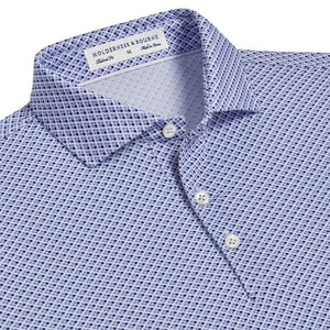 Holderness & Bourne - The Clark Shirt: Lavender/Navy/White
