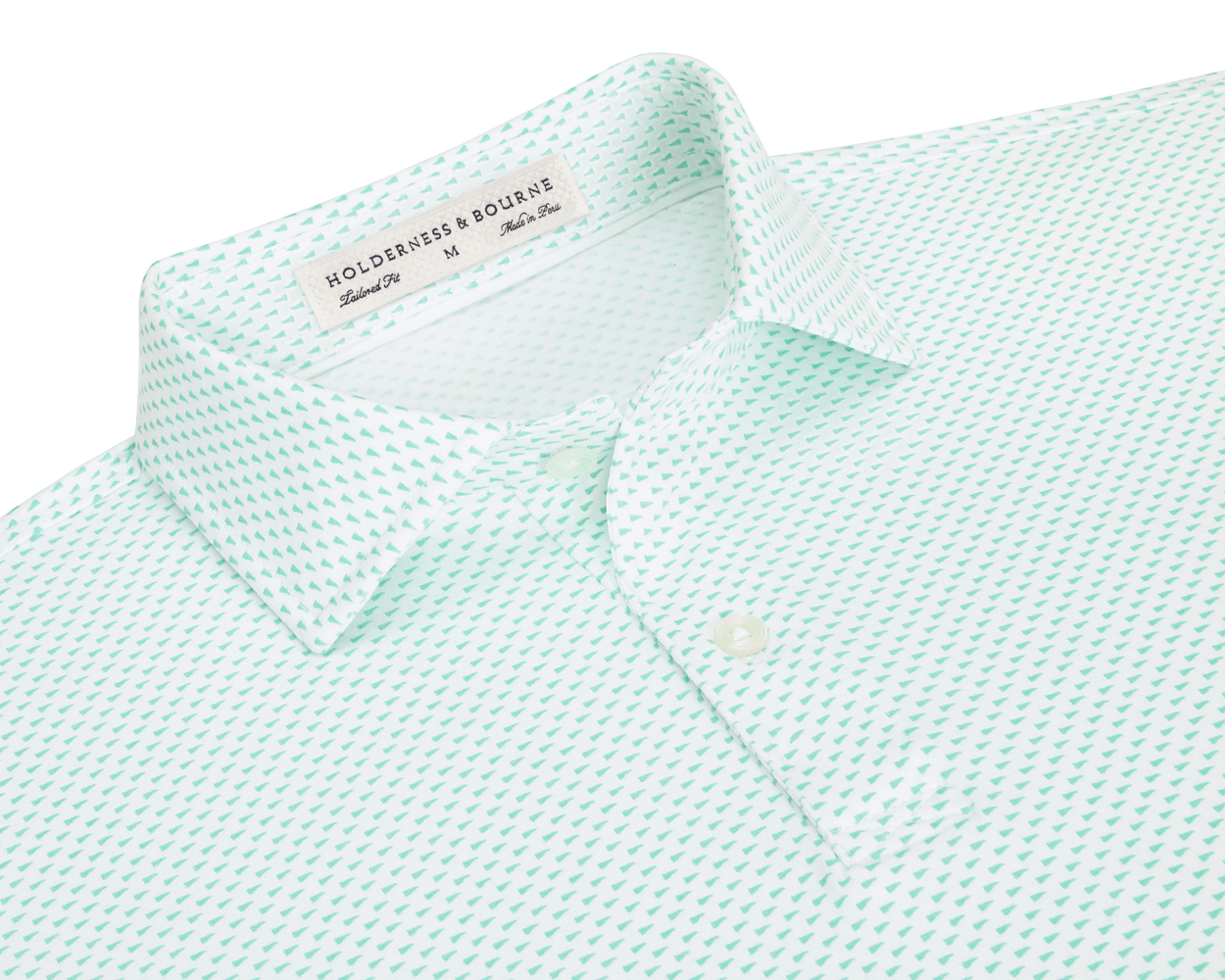 BDA Holderness & Bourne - The Starmount Shirt: White & Abaco