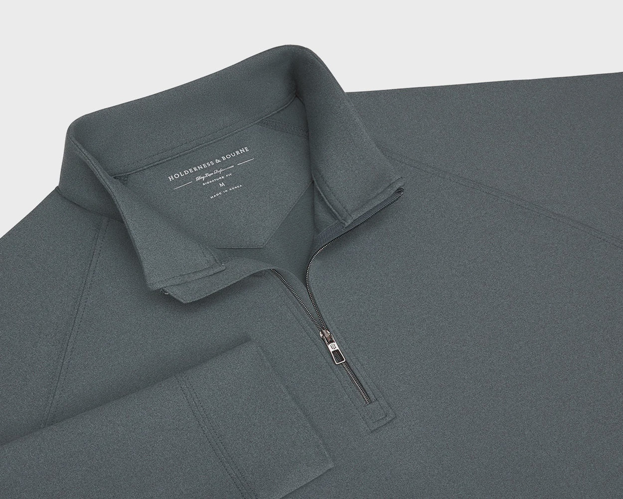 BDA Holderness & Bourne - The Westland Pullover: Heathered Ivy