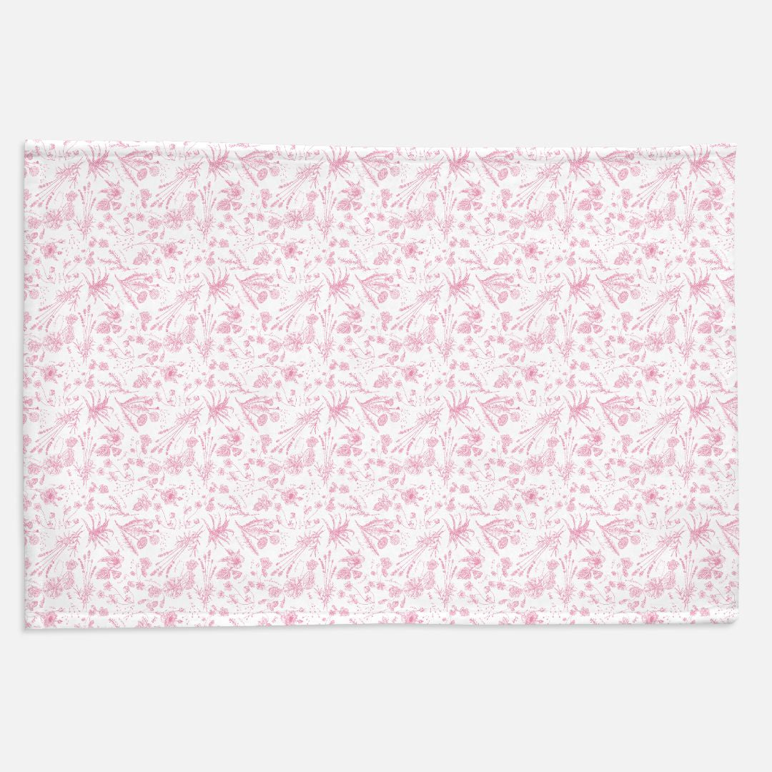 TABS Minky Blanket - The Botanist: Bermuda Rose