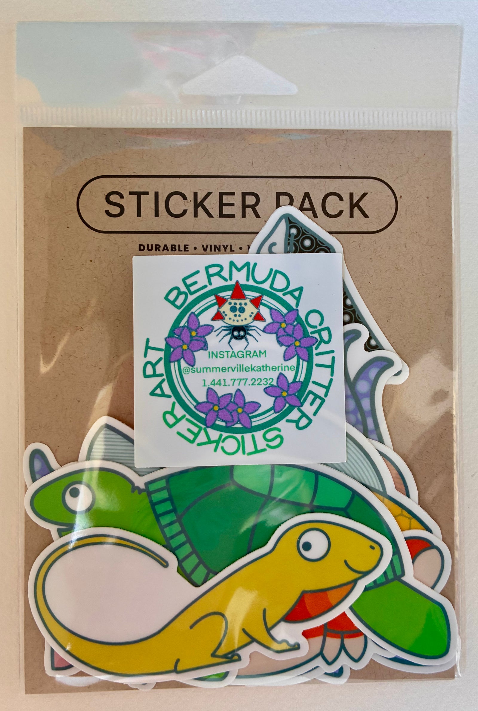 Katherine Summerville Stickers - Bermuda Animals