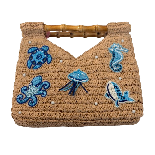 Tiana Design - Bamboo Clutch - Jelly Fish