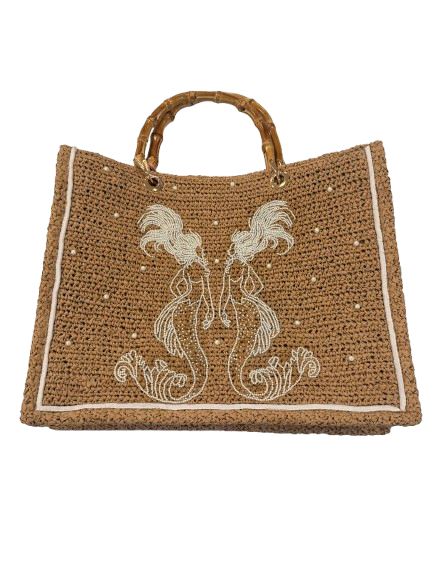 Tiana Designs - Bamboo Tote - Natural Mermaid