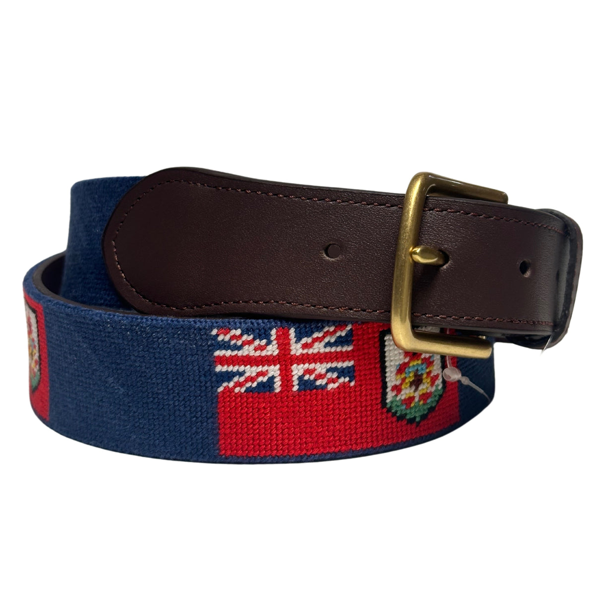 BDA Harding Lane Custom  Belt - Navy Bermuda Flag