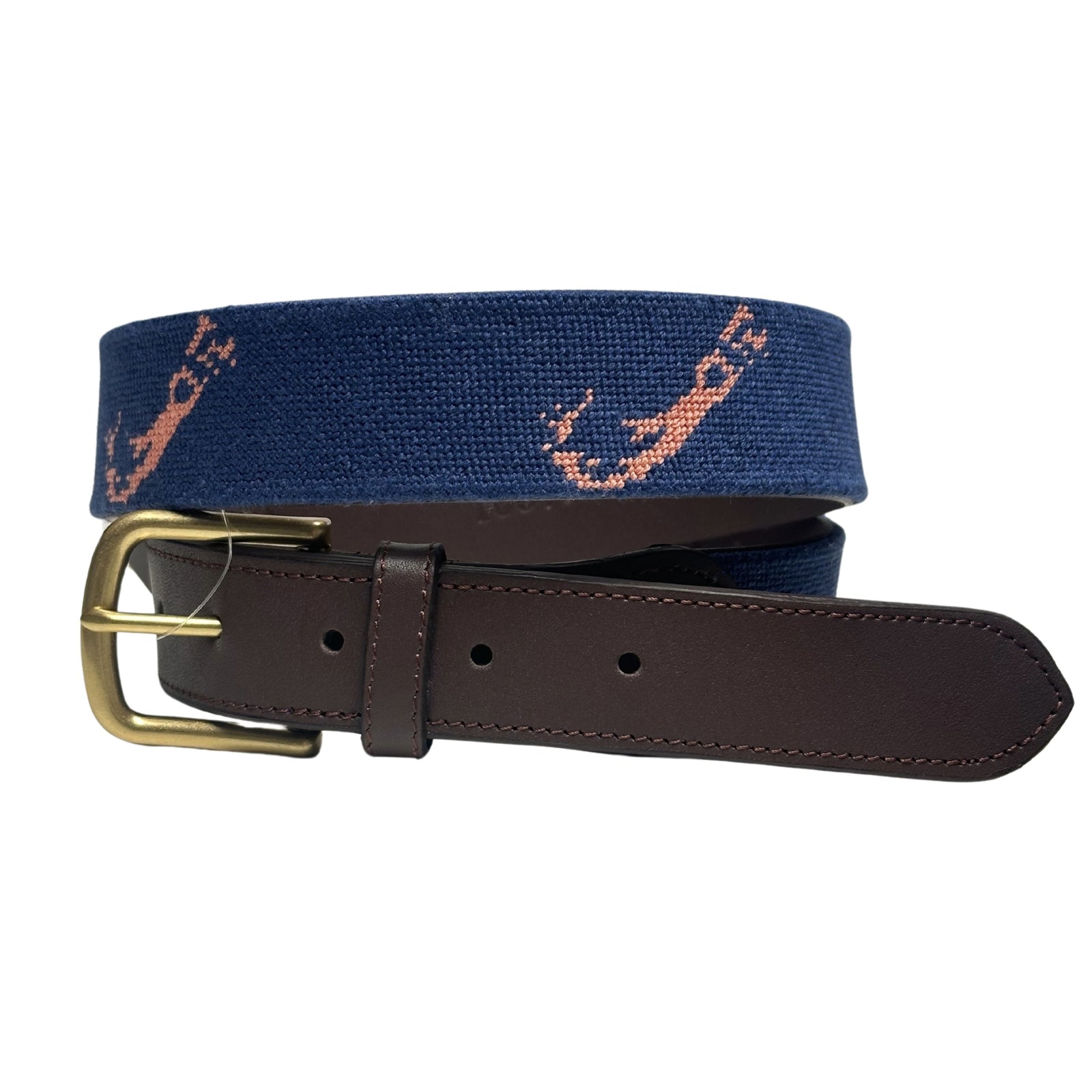 BDA Harding Lane Custom Belt - Navy Bermuda Island
