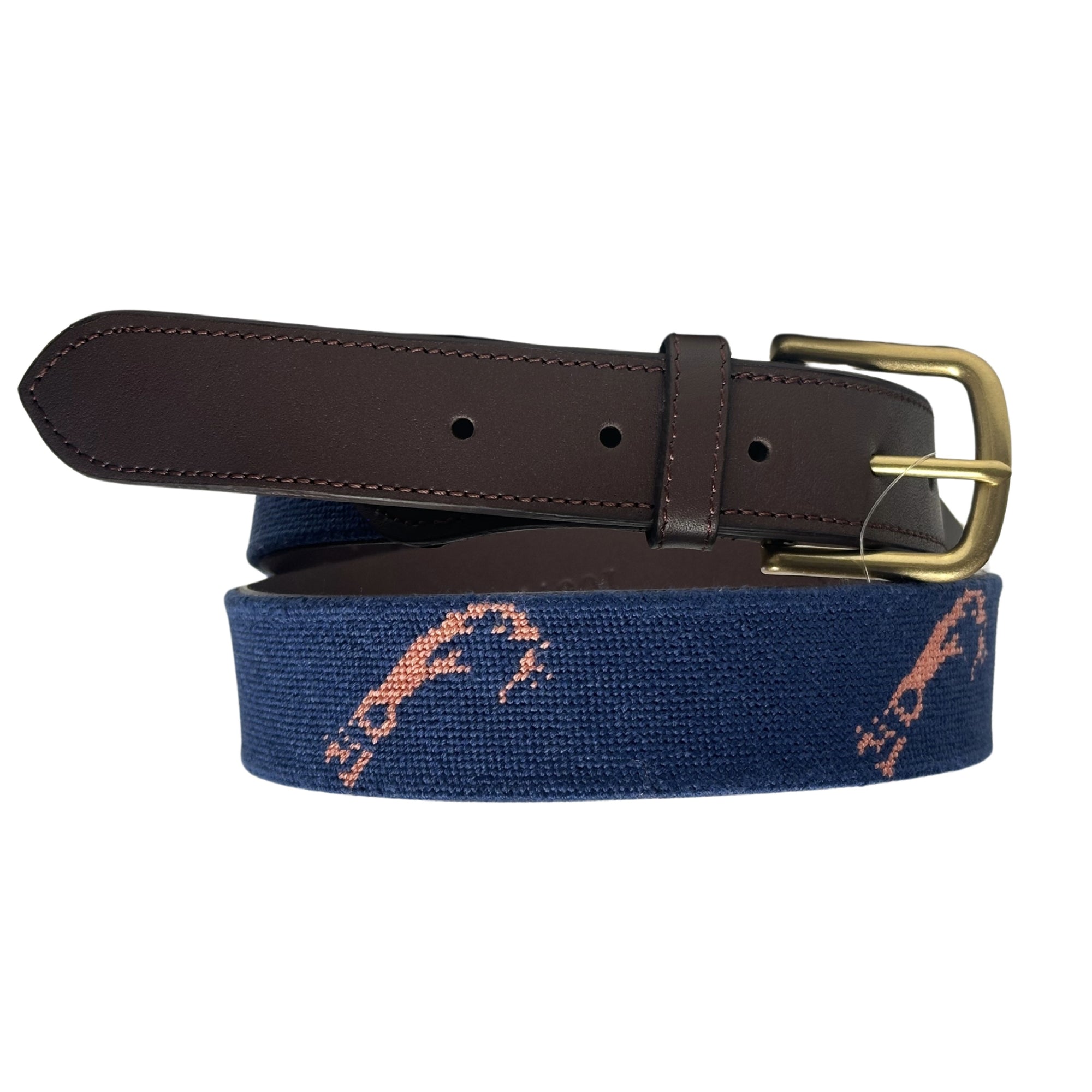 BDA Harding Lane Custom Belt - Navy Bermuda Island