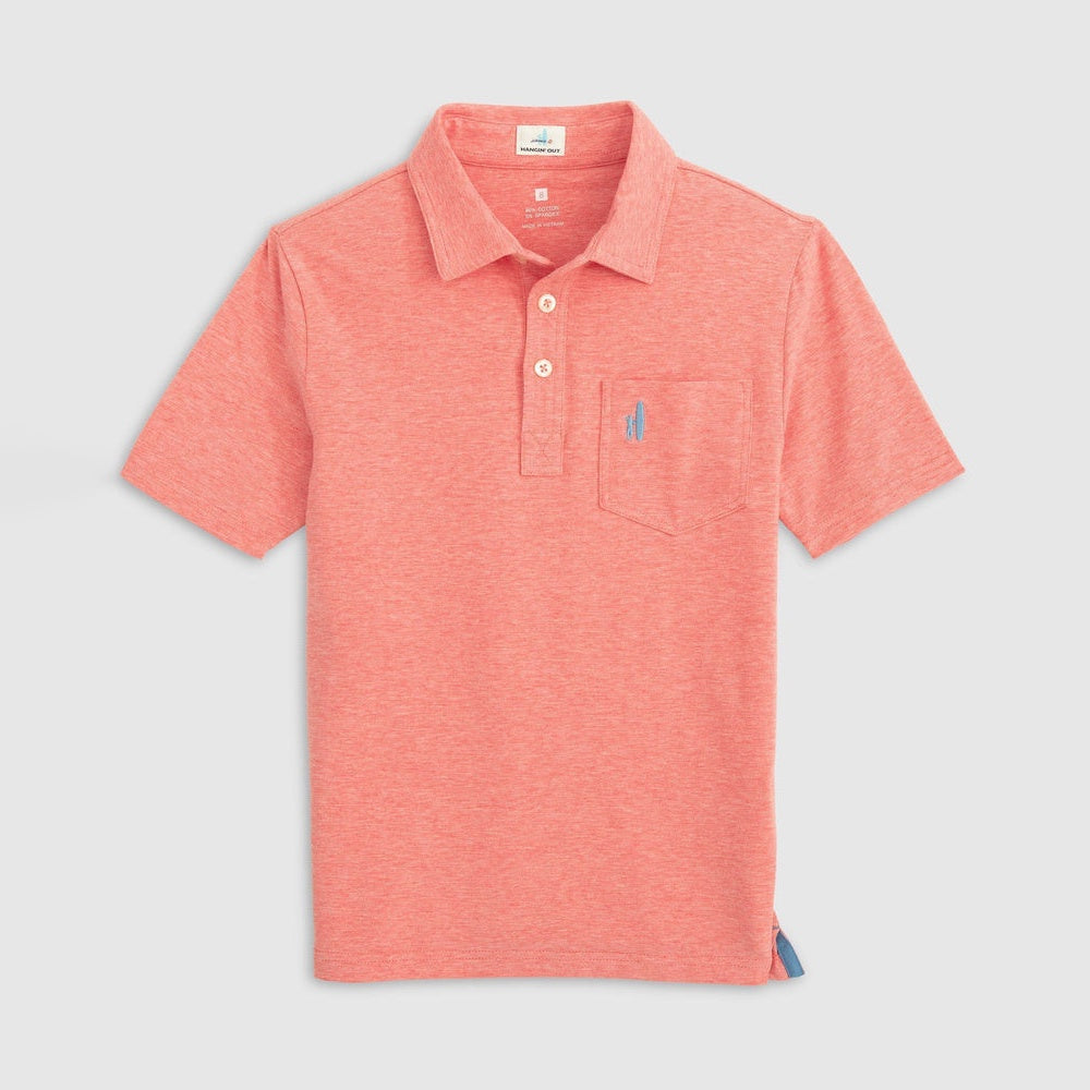 Johnnie-O Kids' Heathered Polo - Starfish