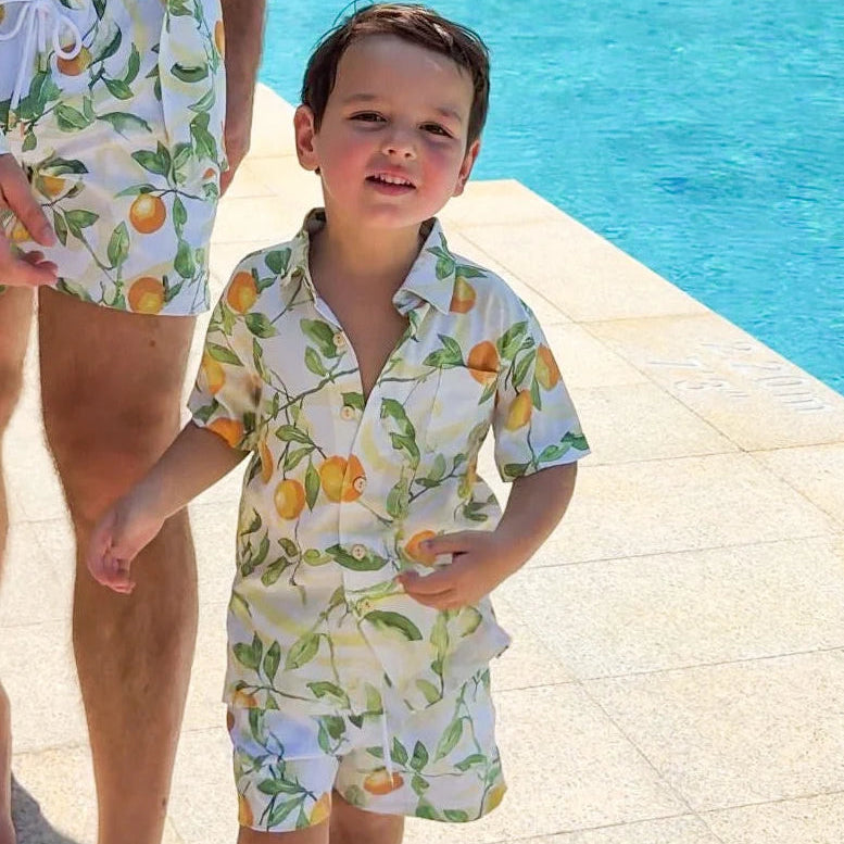 Kenny Flowers Boys Hawaiian Shirt - The Valencia
