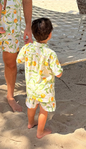 Kenny Flowers Boys Hawaiian Shirt - The Valencia