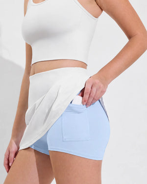 Left On Friday - Match Skirt - Coconut White
