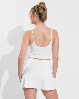 Left On Friday - Match Skirt - Coconut White