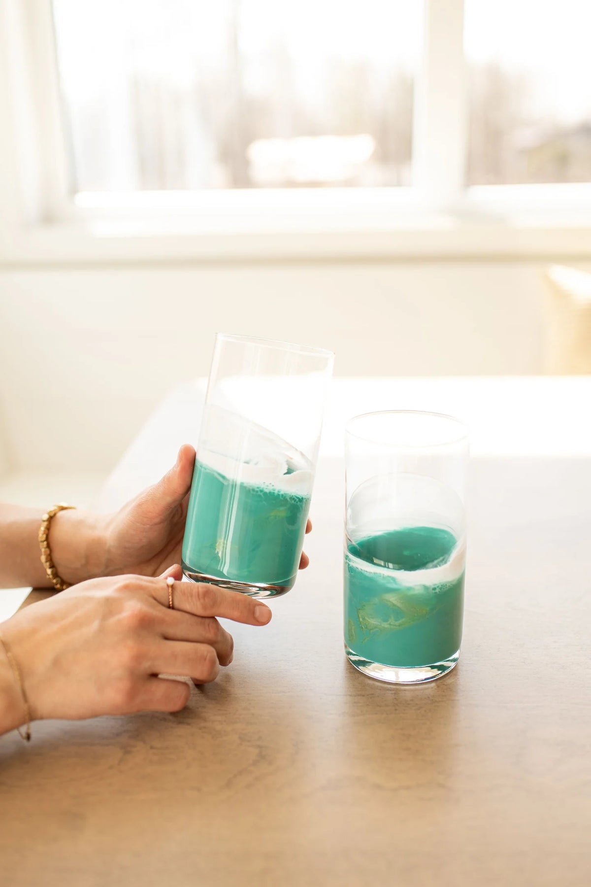 Lynn & Liana Designs Resin Accented Highball Glasses