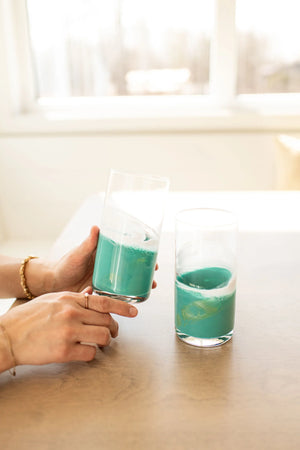 Lynn & Liana Designs Resin Accented Highball Glasses