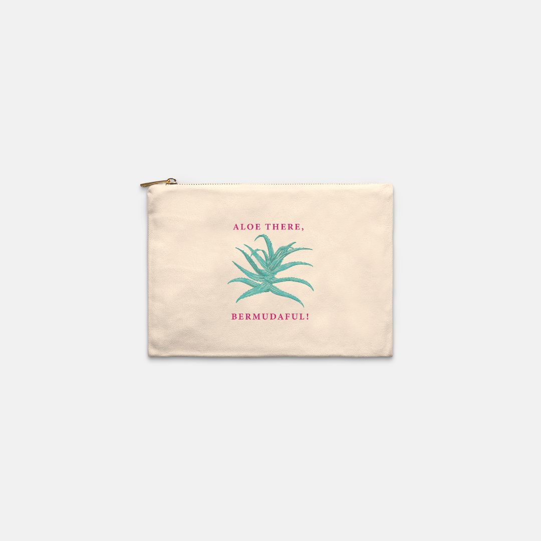 TABS Canvas Clutch - The Botanist: Aloe there!