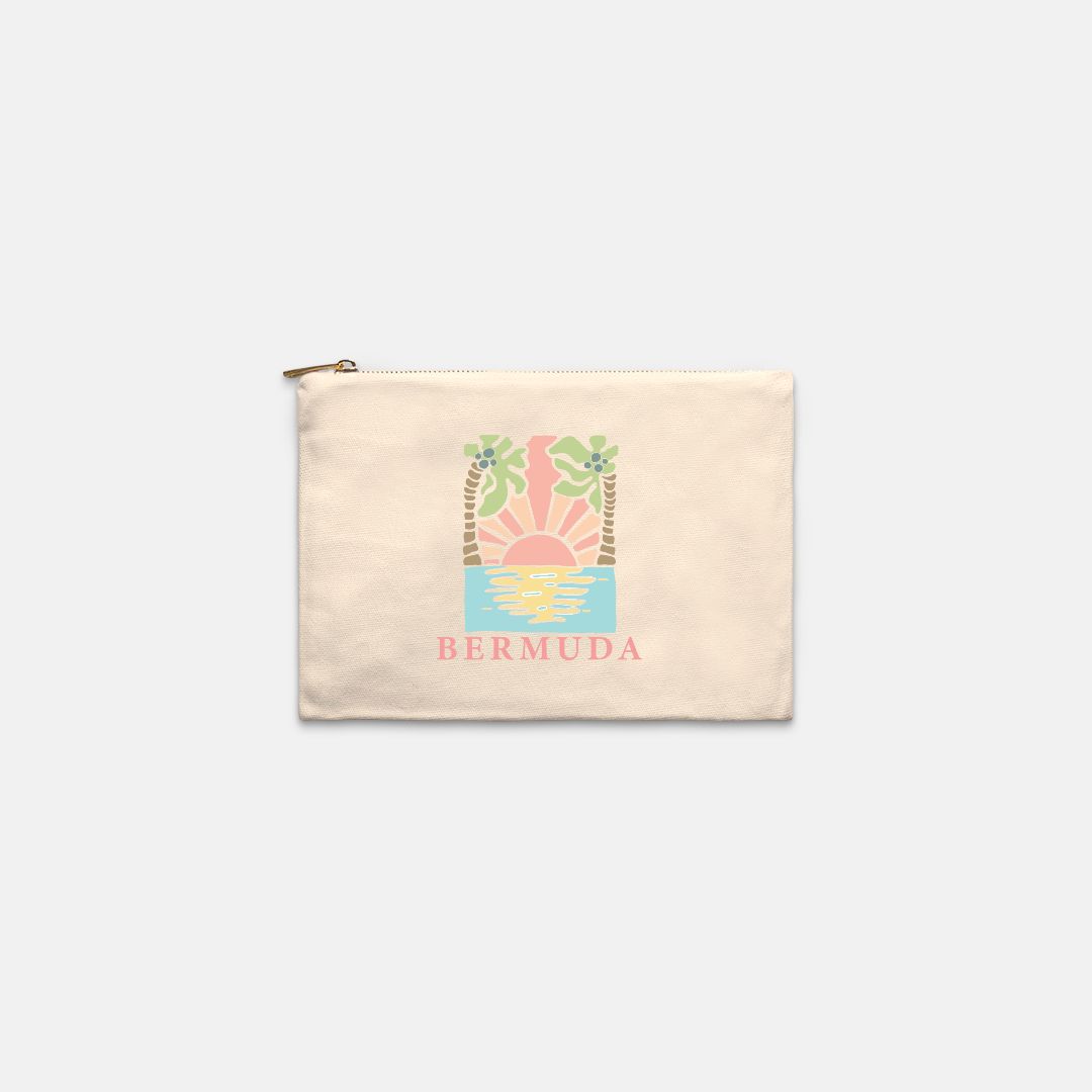 TABS Canvas Clutch - Island Sunset