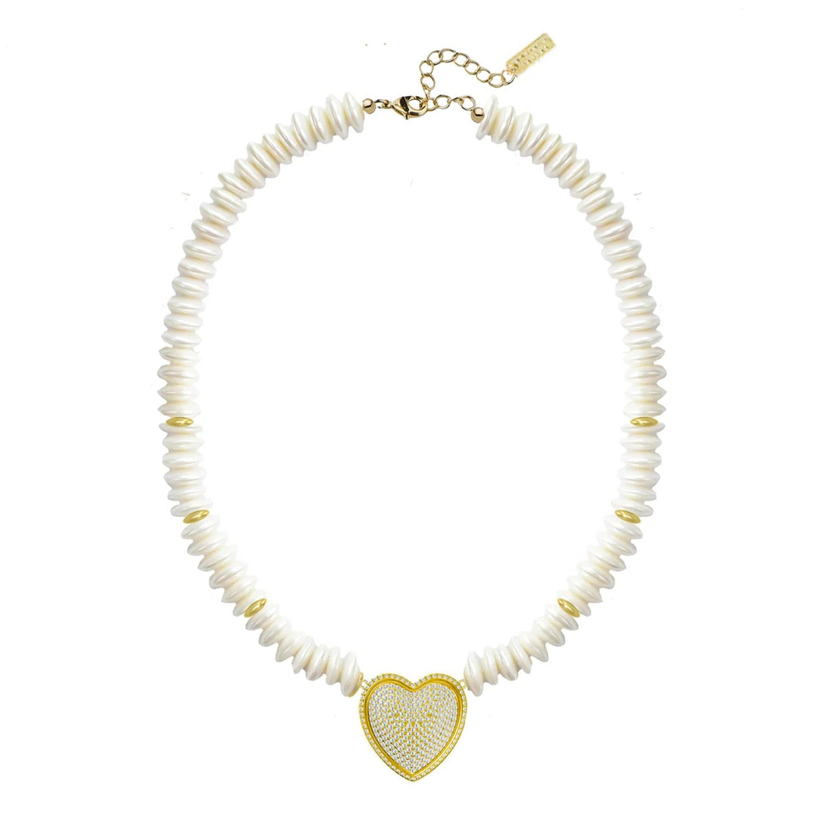 Adriana Pappas - Heart Sparkles Necklace