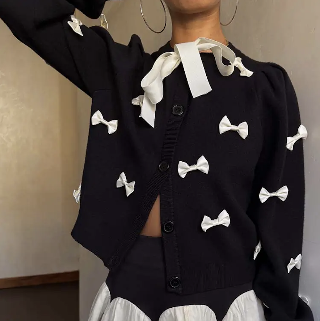 Black Bow Sophie Cardigan