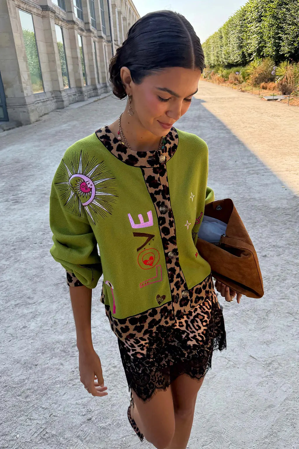 Never Fully Dressed Olive Amore Forrest Cardigan