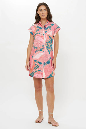 Oliphant Collared Shirt Dress Mini - Nautilus