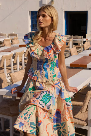 Oliphant Olivia Skirt - Antico Cream