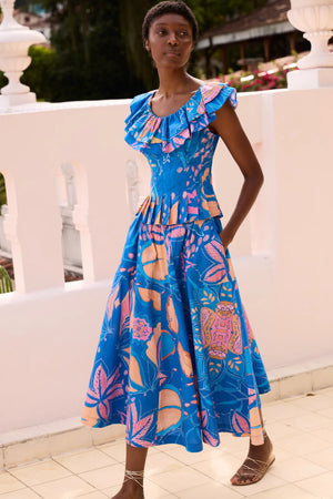 Oliphant Olivia Skirt - Antico Blue