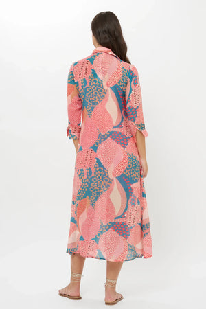 Oliphant Shirt Dress Midi - Nautilus