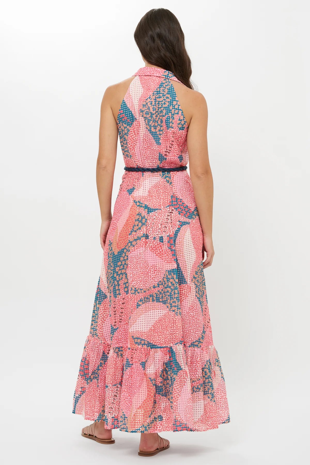 Oliphant Sleeveless Shirt Dress Maxi - Nautilus