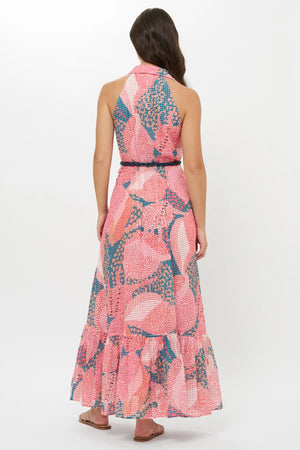 Oliphant Sleeveless Shirt Dress Maxi - Nautilus