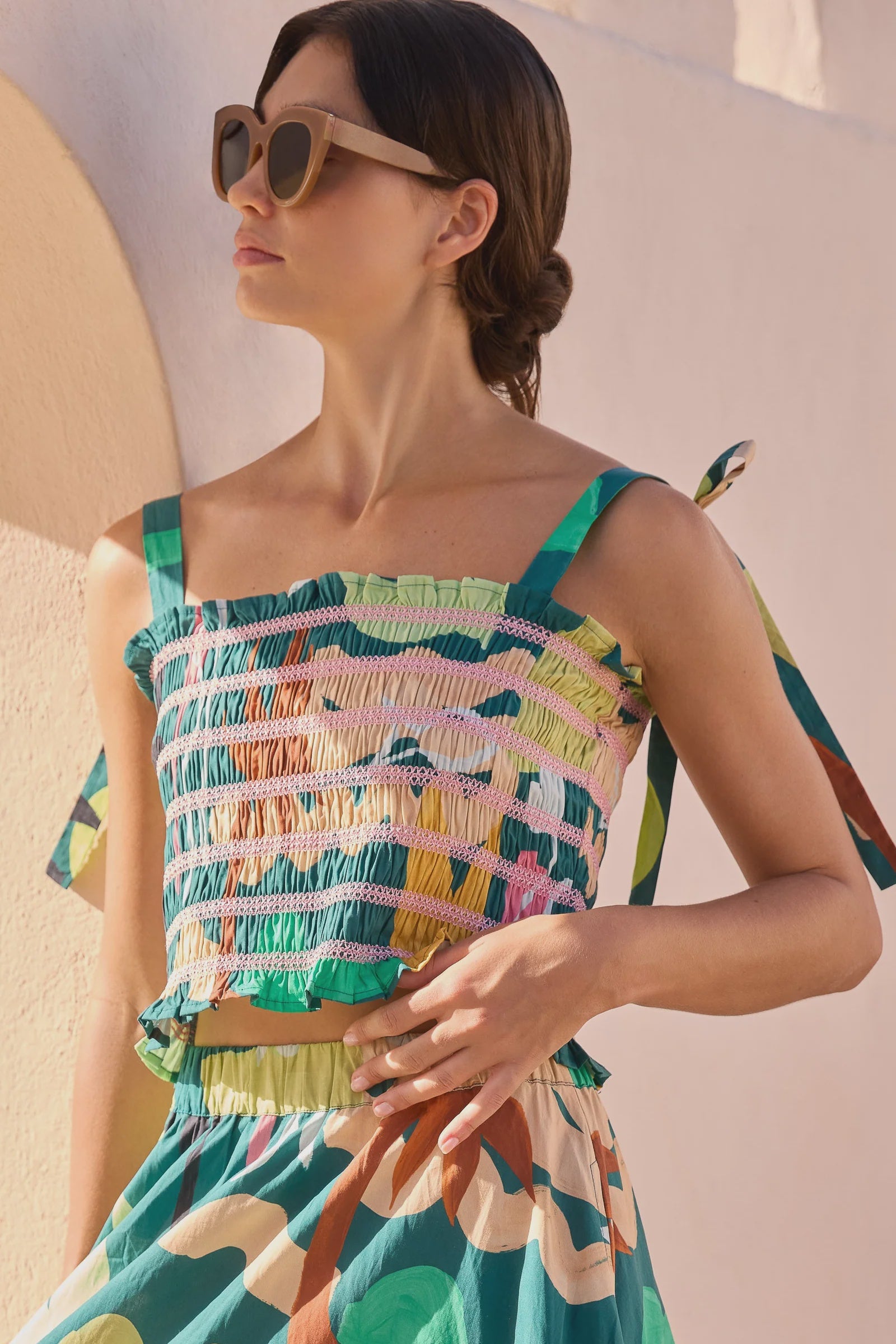 Oliphant Ella Top- Paradiso Green