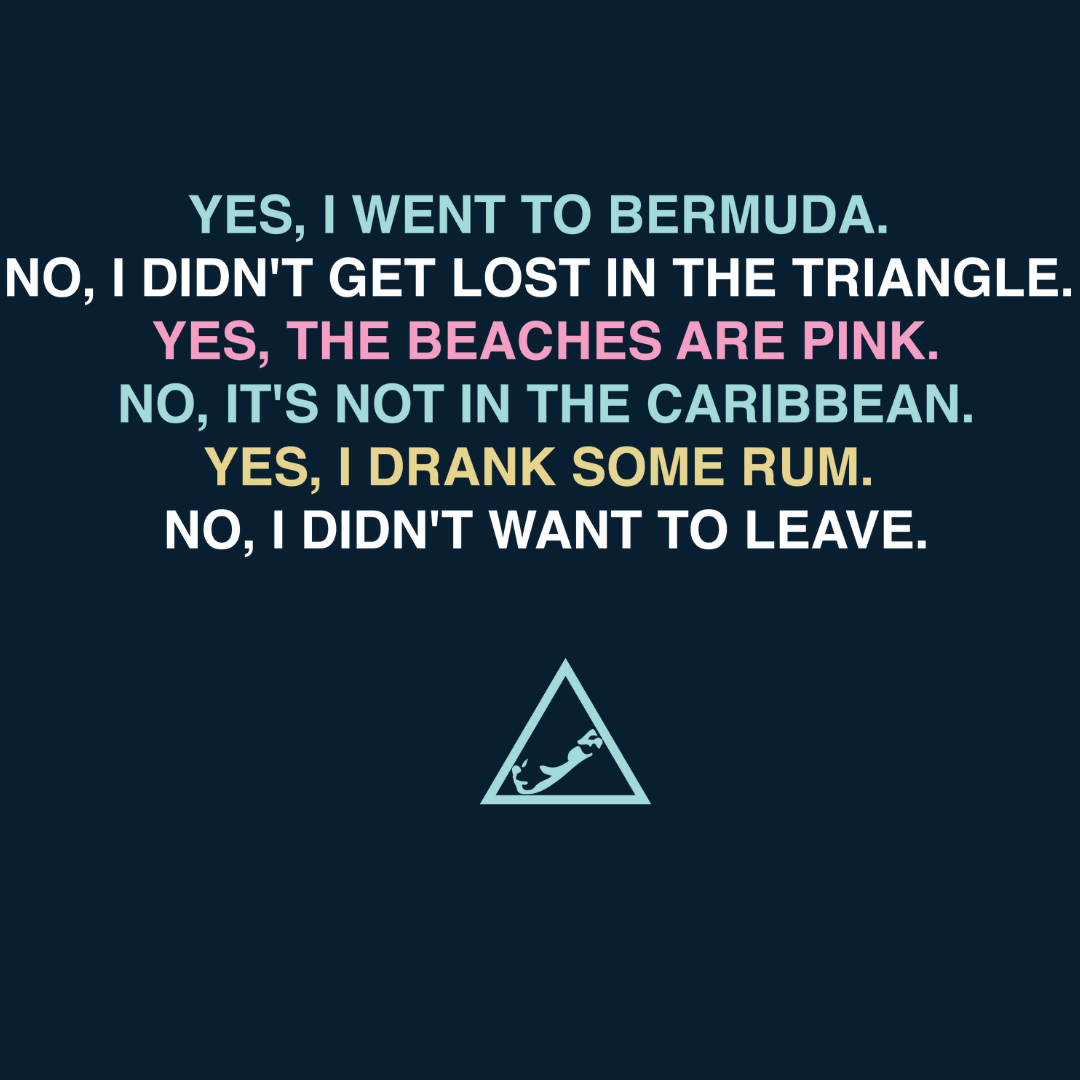 TABS T-Shirt - Yes, I went to Bermuda