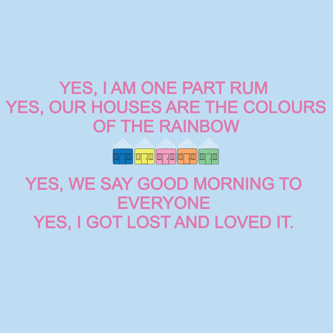 TABS T-Shirt - Houses - Dusk Blue