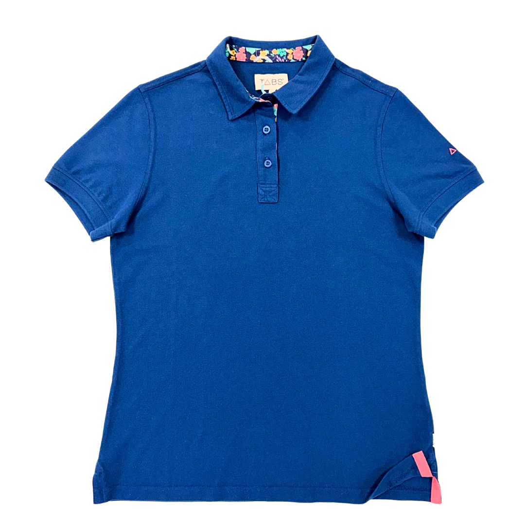 Women's Cotton Polo - True Navy