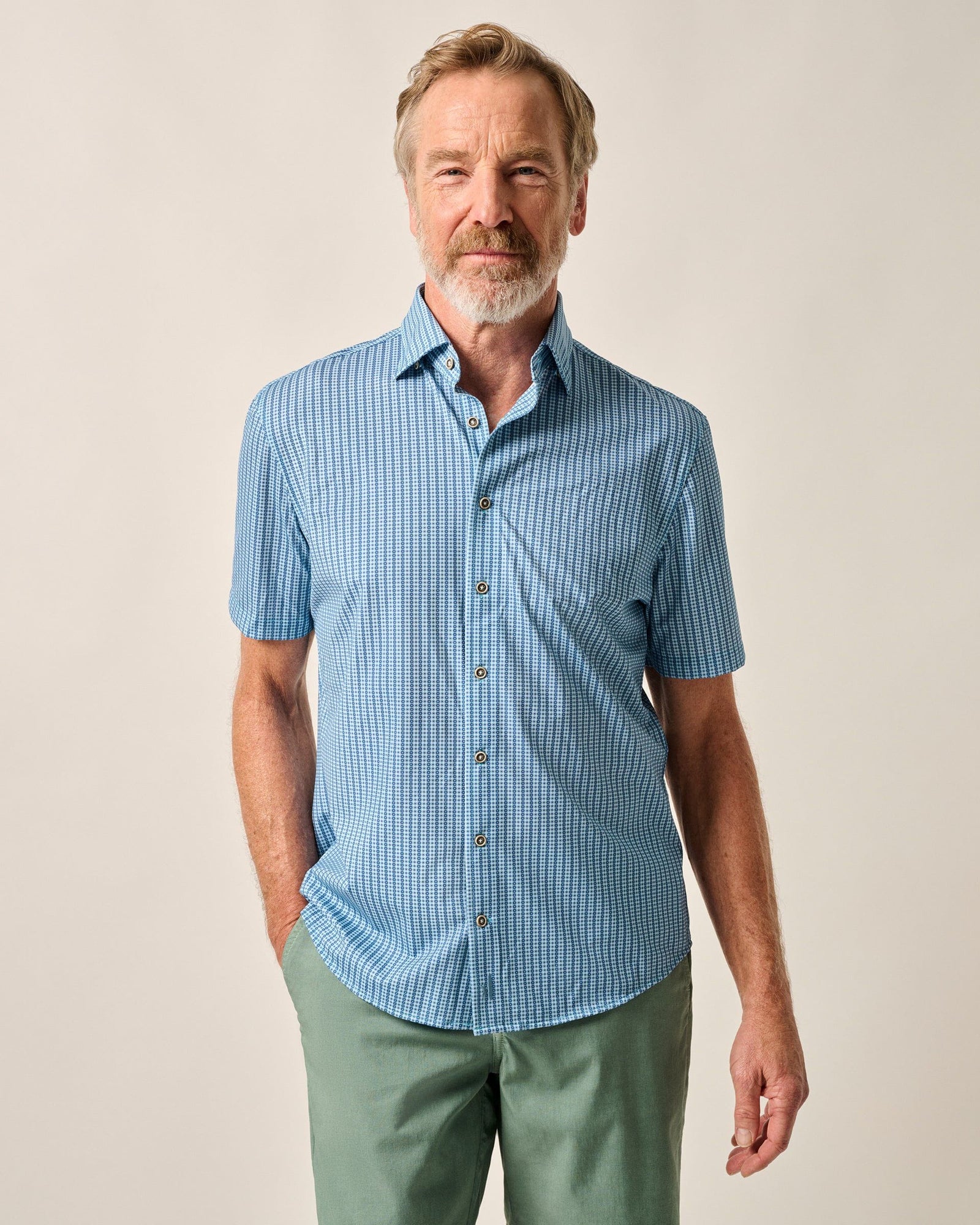 Johnnie-O - Josiah Knit Button Up Shirt - Maliblu