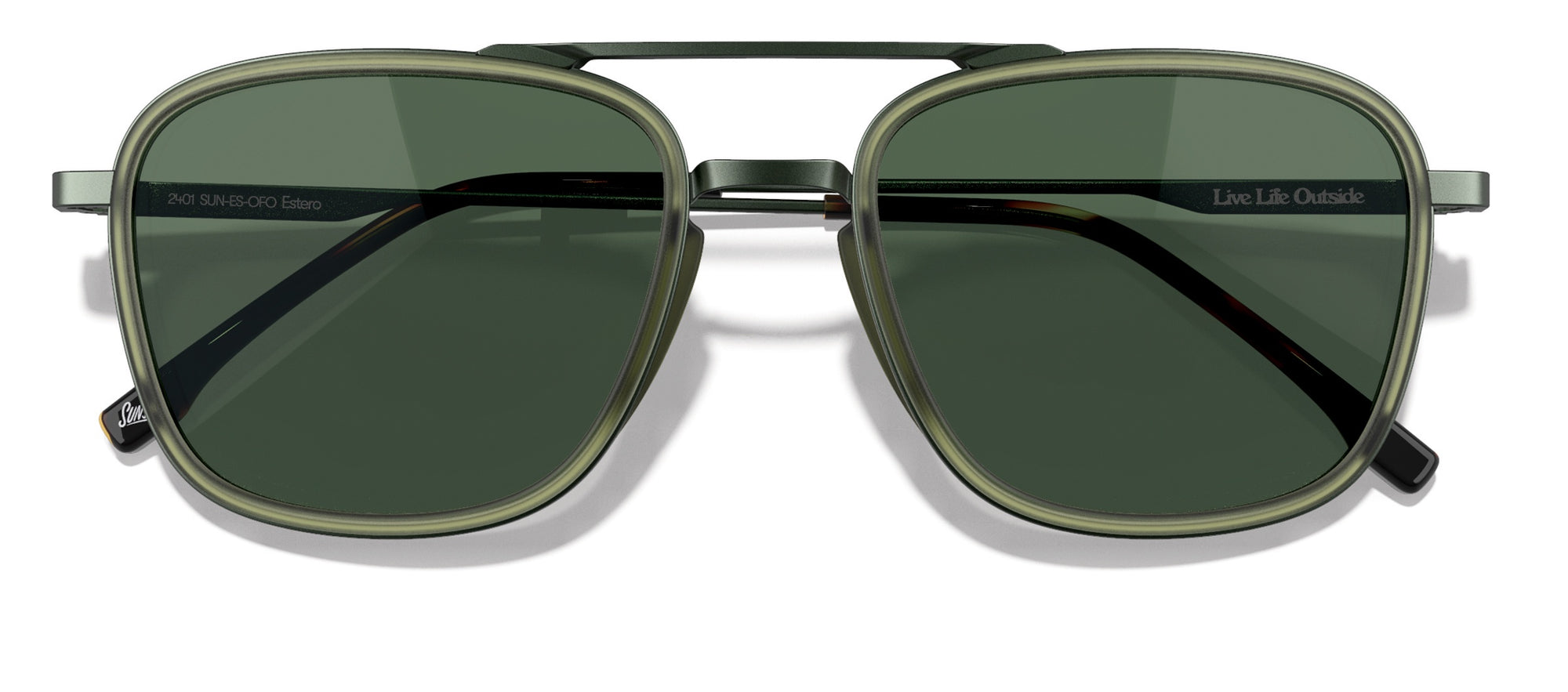 SUNSKI Sunglasses - Estero Olive Forest