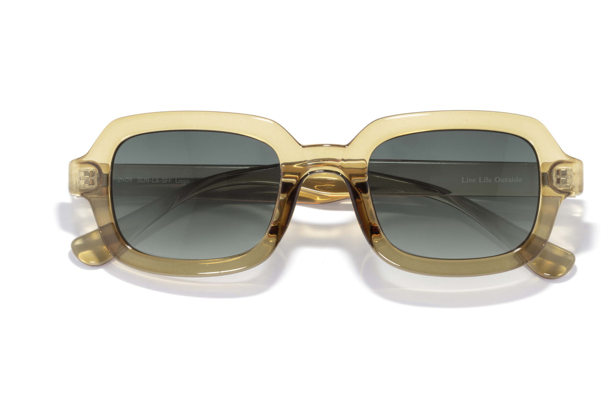 SUNSKI Sunglasses - Lago Seaweed Forest Fade