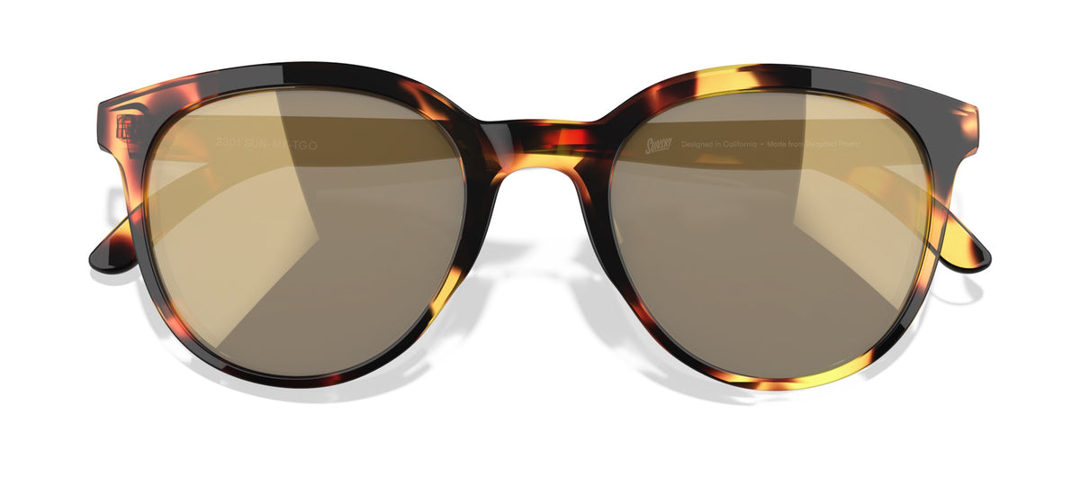 SUNSKI Sunglasses - Makani Tortoise Flash Gold