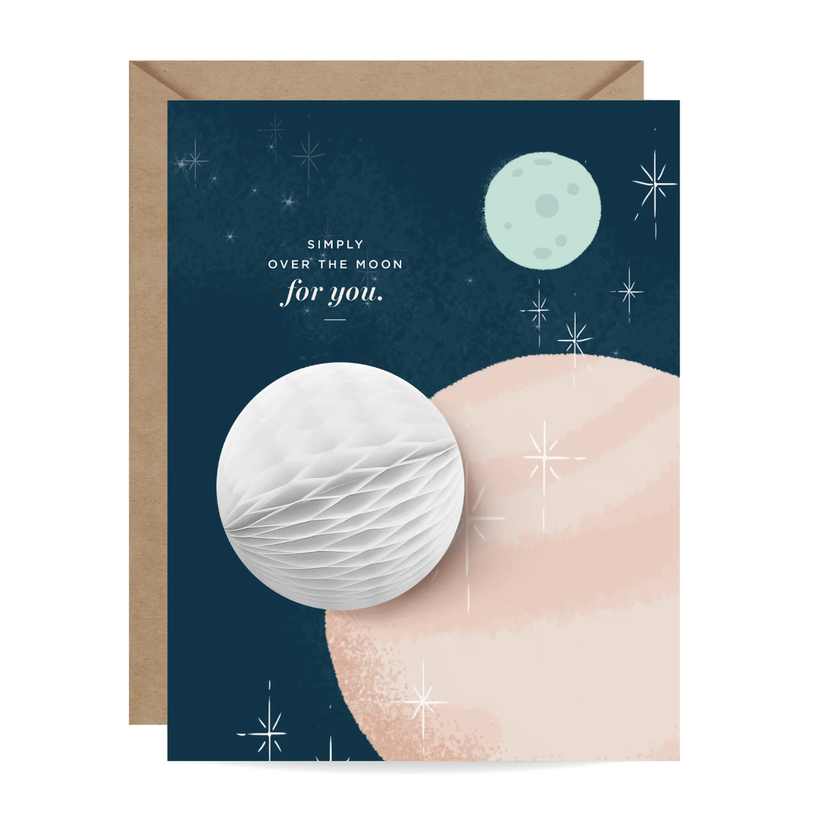 Inklings Paperie Card - Over The Moon Pop-Up