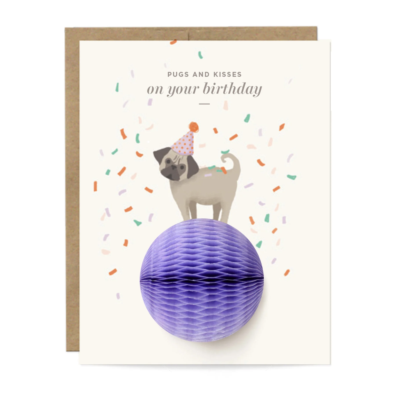 Inklings Paperie Card - Pug Pop-Up