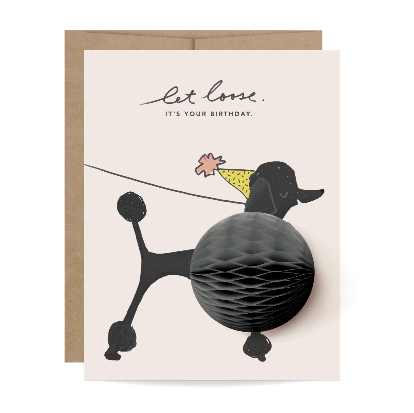 Inklings Paperie Card - Poodle Pop Up