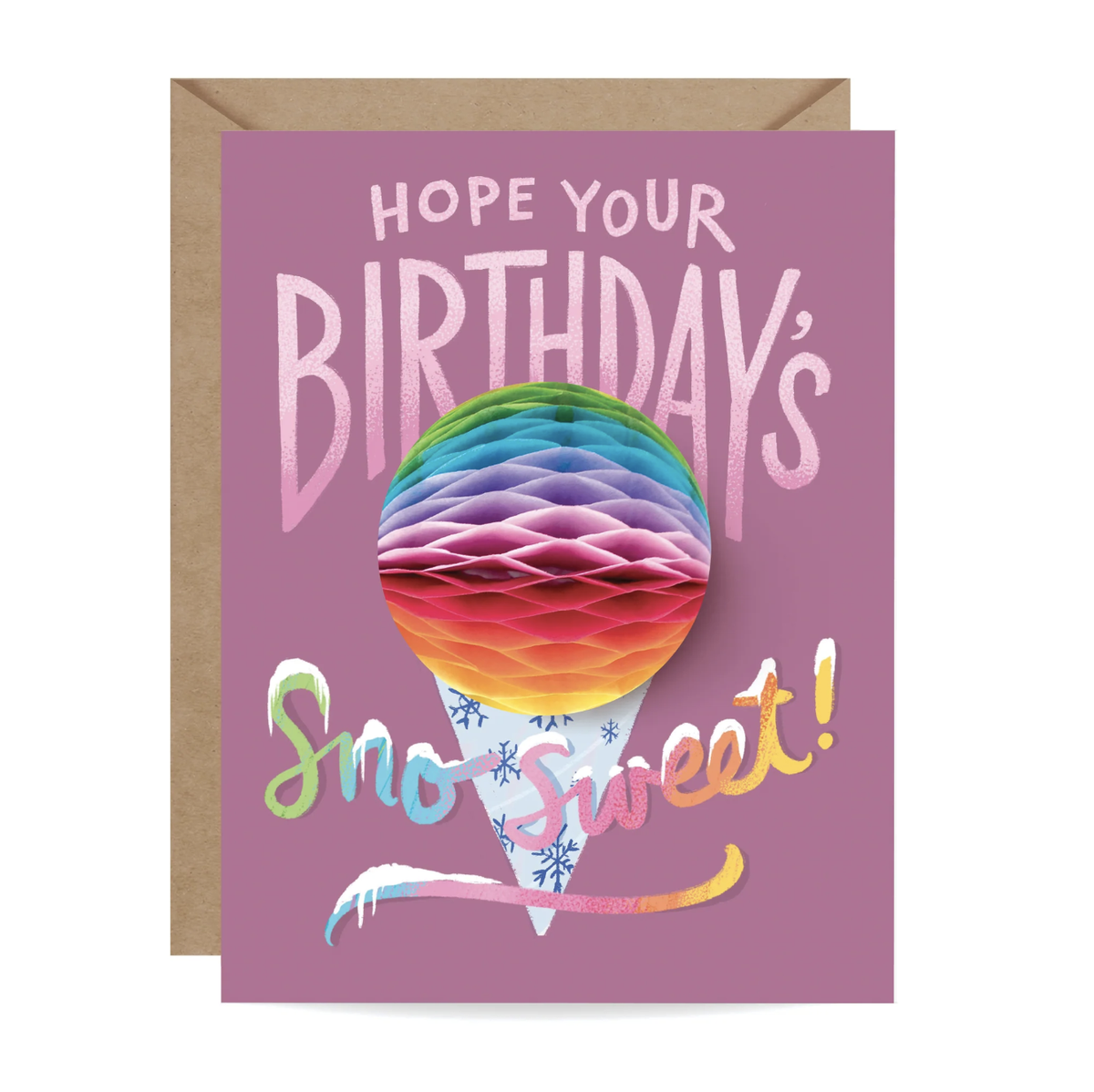Inklings Paperie Card - Snow Cone Pop Up
