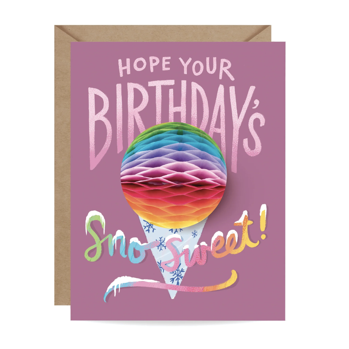 Inklings Paperie Card - Snow Cone Pop Up