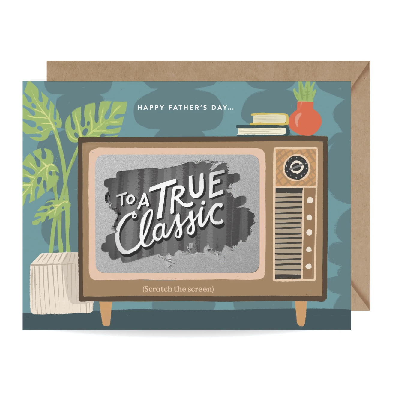 Inklings Paperie Card - Classic TV Scratch Off