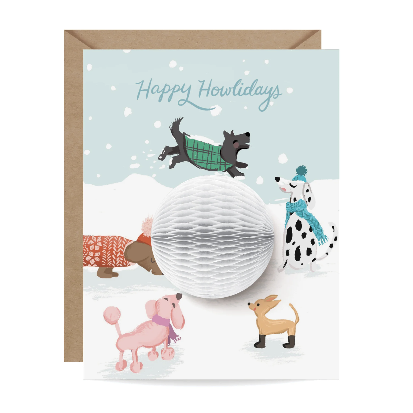 Inklings Paperie Card - Happy Howlidays Pop Up