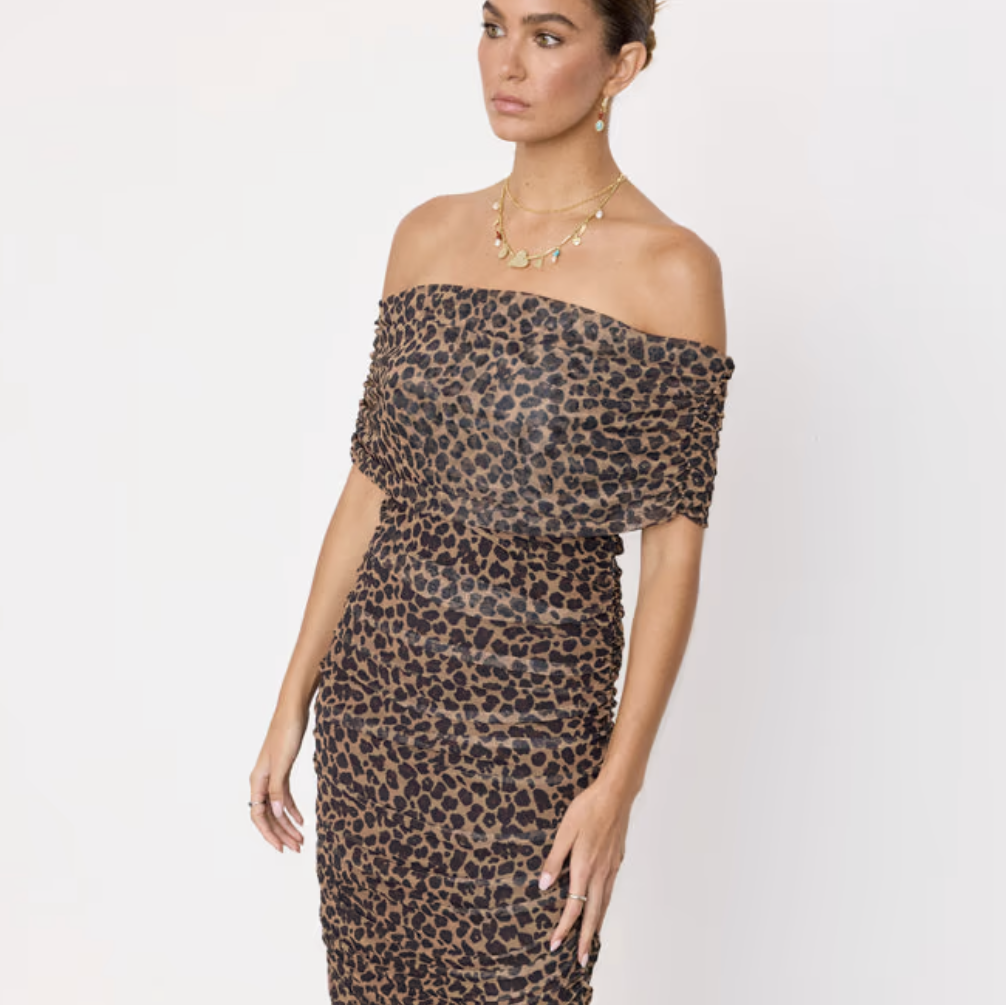 Never Fully Dressed Diaz Dress - Leopard