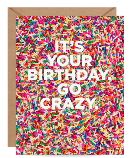 Inklings Papery Card - Go Crazy Sprinkles