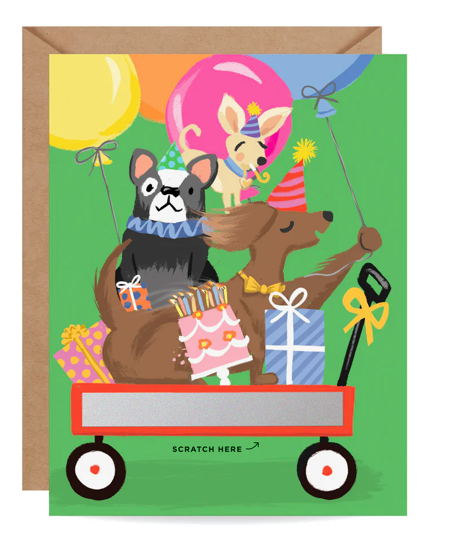 Inklings Papery Card - Birthday Wagon