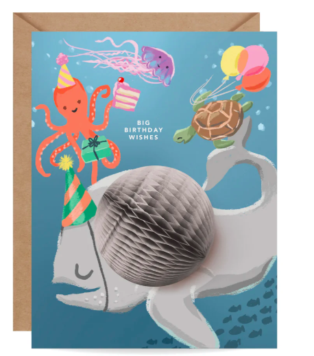 Inklings Papery Card - Whale