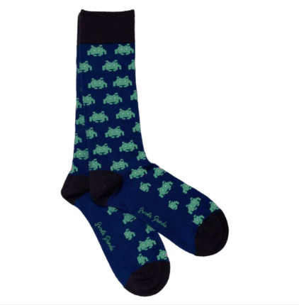 Swole Panda Socks - Alien Invader